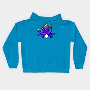 Baseball Octopus Kids Hoodie